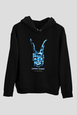 Donnie Darko Baskılı Unisex Siyah Hoodie