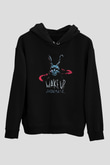 Donnie Darko Baskılı Unisex Siyah Hoodie