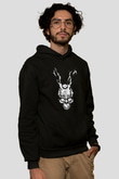 Donnie Darko Baskılı Unisex Siyah Hoodie