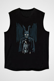 Donnie Darko Baskılı Unisex Siyah Kolsuz Tişört - Tshirt