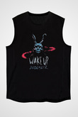 Donnie Darko Baskılı Unisex Siyah Kolsuz Tişört - Tshirt