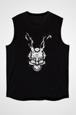 Donnie Darko Baskılı Unisex Siyah Kolsuz Tişört - Tshirt