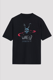 Donnie Darko Baskılı Unisex Siyah Oversize Tişört - Tshirt
