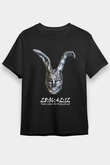 Donnie Darko Baskılı Unisex Siyah Tişört - Tshirt