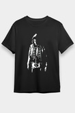 Donnie Darko Baskılı Unisex Siyah Tişört - Tshirt