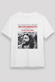 Doors Baskılı Unisex Beyaz Tişört