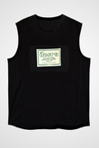 Doors Baskılı Unisex Siyah Kolsuz Tişört