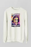 Dorothy Crowfoot Hodgkin Baskılı Unisex Ekru Sweatshirt