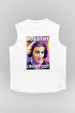 Dorothy Crowfoot Hodgkin Baskılı Unisex Kolsuz Beyaz Tişört - Tshirt