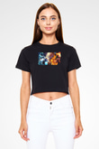 Dota 2 Siyah  Crop Top Tişört