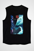 Dota 2 Siyah Unisex Kolsuz Tişört