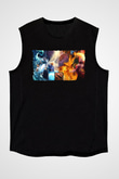 Dota 2 Siyah Unisex Kolsuz Tişört
