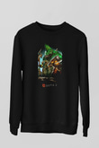 Dota 2 Siyah Unisex Sweatshirt