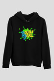 Double Dare Siyah Unisex Hoodie