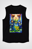 Double Dare Siyah Unisex  Kolsuz Tişört