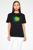 Double Dare Siyah Unisex Tişört