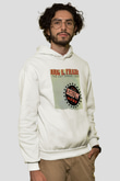 Doug E. Fresh Beyaz Unisex Kapşonlu Sweatshirt
