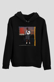 Doug E. Fresh Siyah Unisex Kapüşonlu Sweatshirt