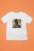 Down Baskılı Unisex Beyaz Çocuk Tişört