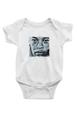 Dr. Dre Baskılı Unisex Beyaz Bebek Body - Zıbın