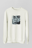 Dr. Dre Baskılı Unisex Beyaz Sweatshirt
