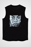 Dr. Dre Baskılı Unisex Siyah Kolsuz Tişört