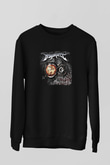 Dragon Force Baskılı Unisex Siyah Sweatshirt