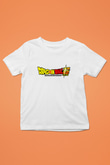Dragonball Baskılı Beyaz Unisex Çocuk Tişört