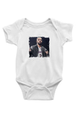 Drake Baskılı Unisex Beyaz Bebek Body - Zıbın
