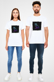Drake Baskılı Unisex Beyaz Tişört