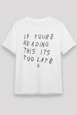 Drake Beyaz Unisex Tişört T-Shirt - TişörtFabrikası
