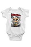 DrBrown Baskılı Unisex Beyaz Bebek Body - Zıbın