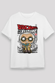 DrBrown Baskılı Unisex Beyaz Tişört