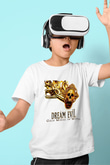 Dream Evil Baskılı Beyaz Unisex Beyaz Çocuk Tişört - Tshirt