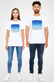 Dream Theater Baskılı Unisex Beyaz Tişört