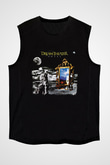 Dream Theater Baskılı Unisex Siyah Kolsuz Tişört