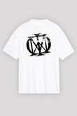 Dream Theater Beyaz Unisex Oversize Tişört T-Shirt