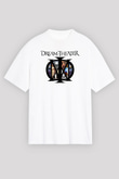 Dream Theater Beyaz Unisex Oversize Tişört T-Shirt