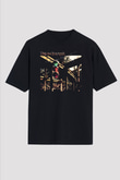 Dream Theater Siyah Unisex Oversize Tişört T-Shirt