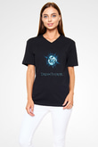 Dream Theater Siyah Unisex V Yaka Tişört T-Shirt
