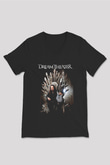 Dream Theater Siyah Unisex V Yaka Tişört T-Shirt