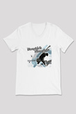 Dropkick Murphys Baskılı Unisex Beyaz V Yaka Tişört