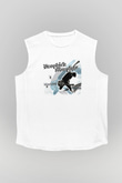 Dropkick Murphys Baskılı Unisex Beyaz Kolsuz Tişört