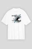 Dropkick Murphys Baskılı Unisex Beyaz Oversize Tişört