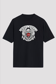 Dropkick Murphys Baskılı Unisex Siyah Oversize Tişört
