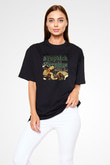 Dropkick Murphys Baskılı Unisex Siyah Oversize Tişört