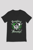 Dropkick Murphys Siyah Unisex V Yaka Tişört T-Shirt
