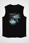 Drowning Pool Baskılı Unisex Siyah Kolsuz Tişört - Tshirt