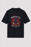 Drowning Pool Baskılı Unisex Siyah Oversize Tişört - Tshirt