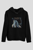 Drudkh Baskılı Unisex Siyah Hoodie